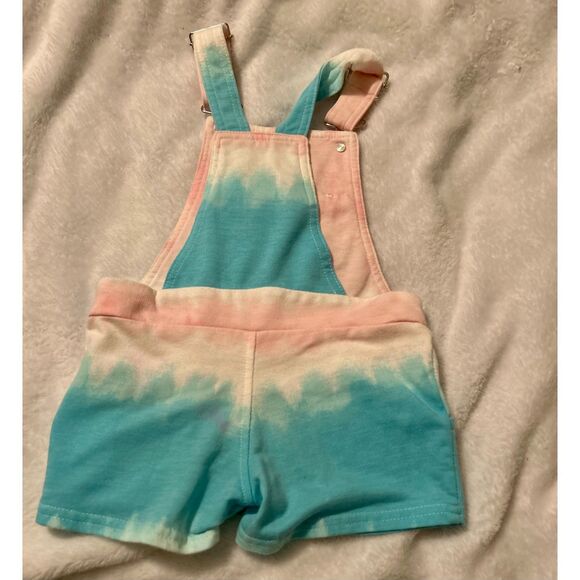 Minnie Mouse Tie-Dye Short Overalls for Girls - Picture 5 of 5